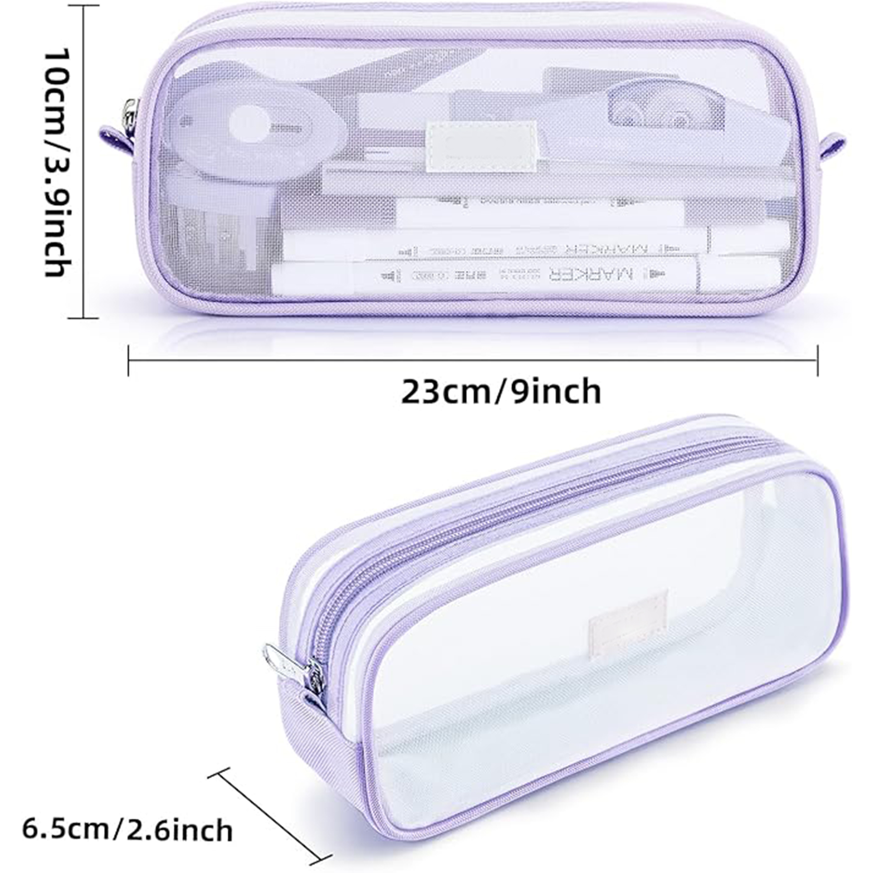 Grid Mesh Pencil Case 9