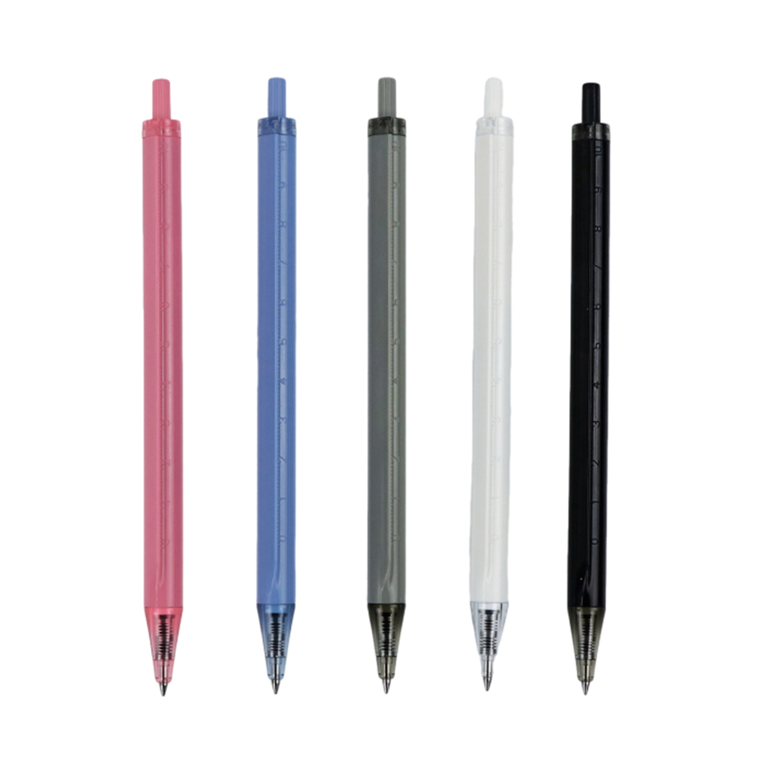 Click Action Ballpoint Pen with Ruler 2