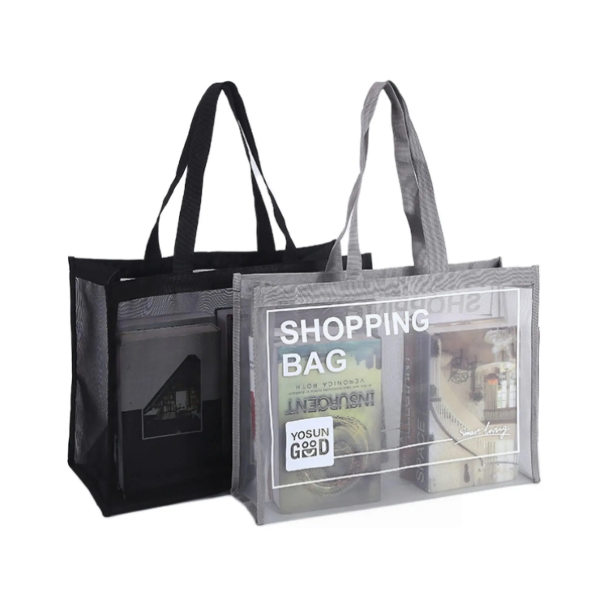 Large Mesh Nylon Tote Bag Lightweight 4