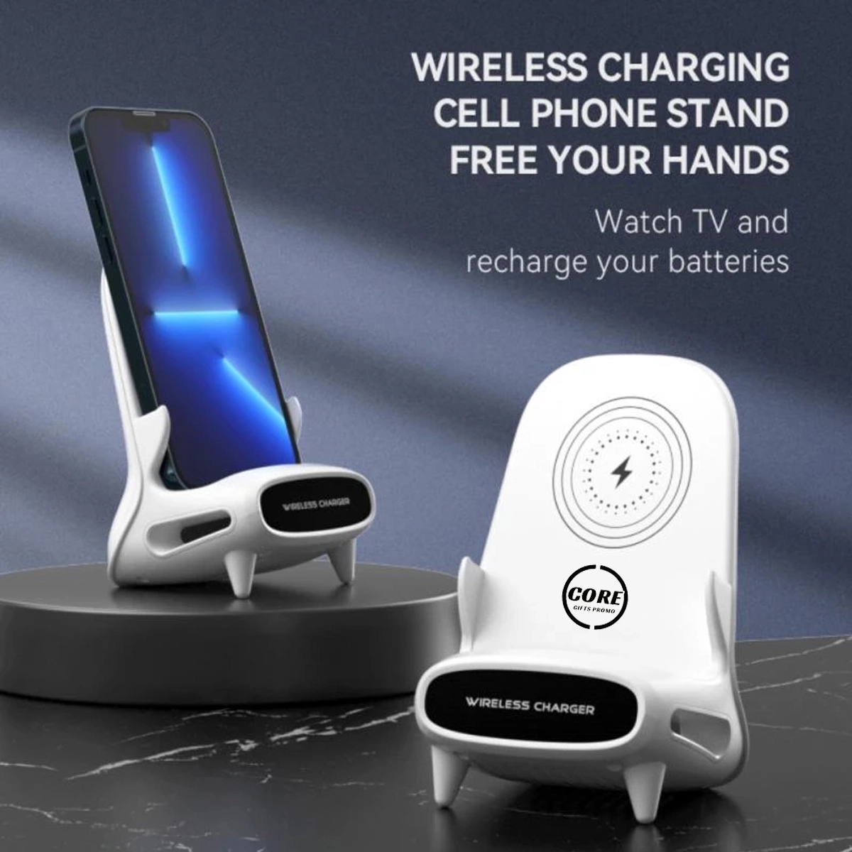 Wireless Charger Desk Mobile Phone Holder 2