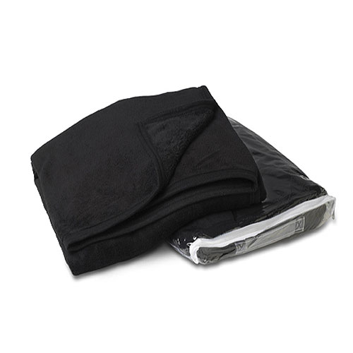 Black Coral Fleece Throw Blanket 2