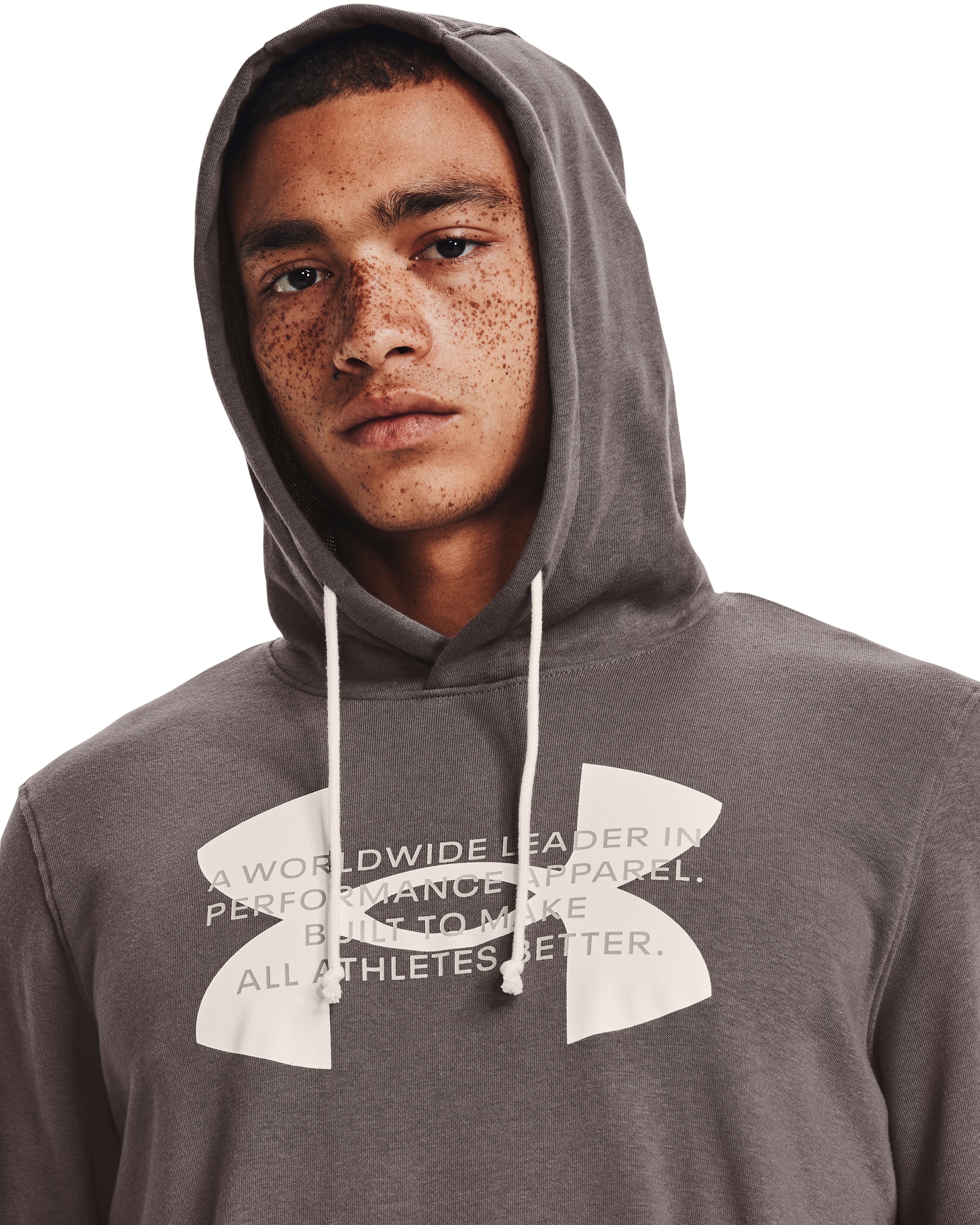 UA Rival Terry Logo Men's Hoodie 5