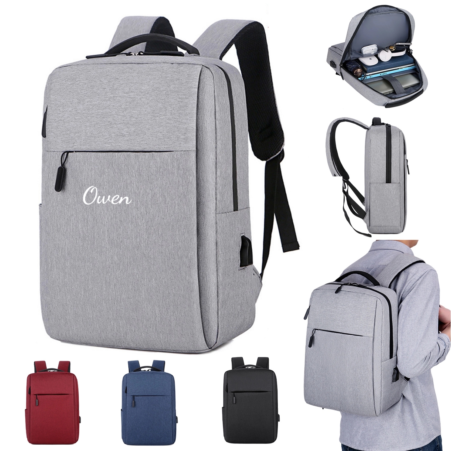 Polyester Laptop Backpack 2