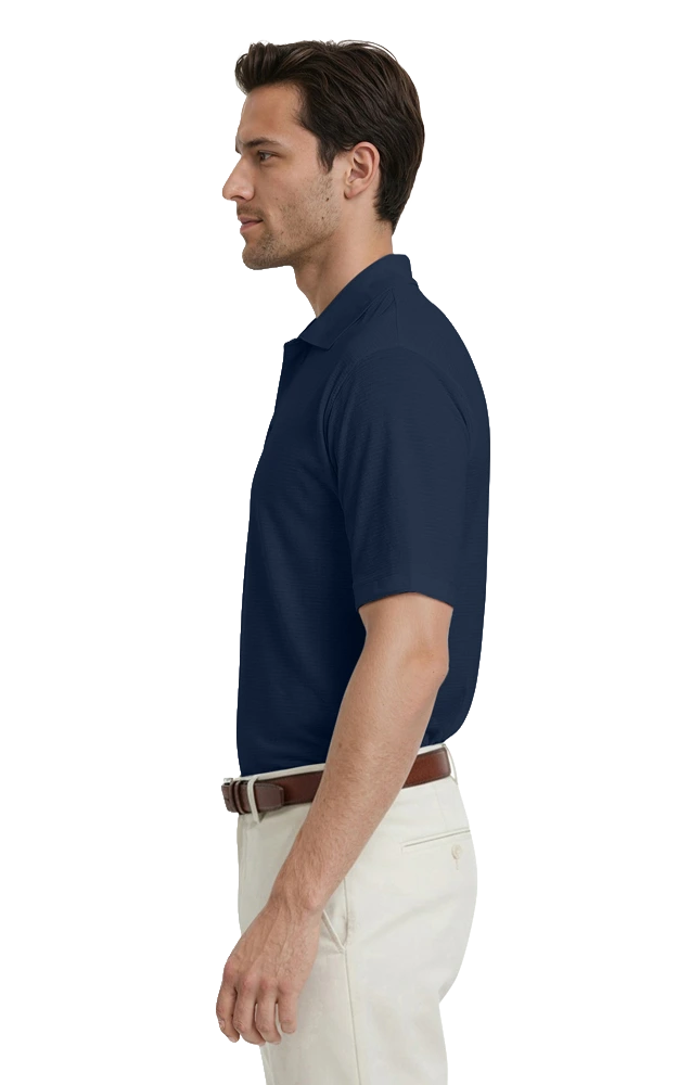 Adult Tonal Stripe Wicking Polo 37