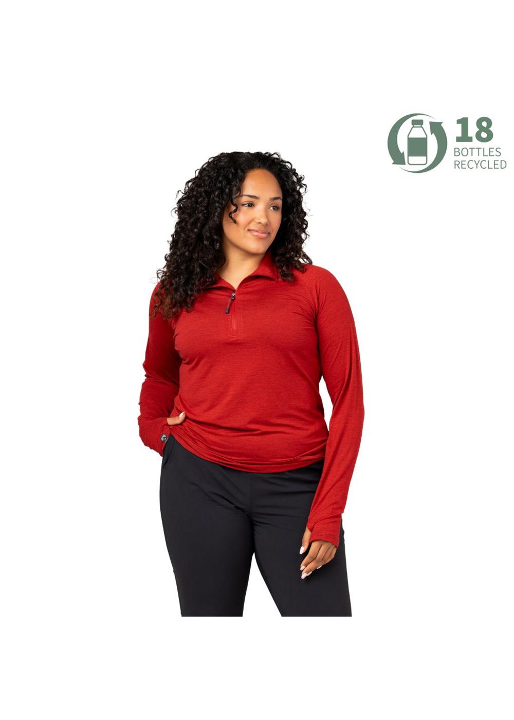 Storm Creek Women's Pacesetter Super Soft Lightweight Quarter Zip 49