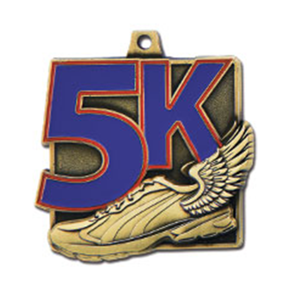 Soft Enamel Brass Medal Simports