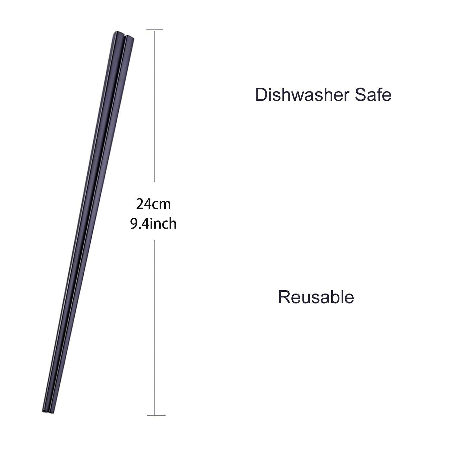 Lightweight Reusable Restaurant Chopsticks 5