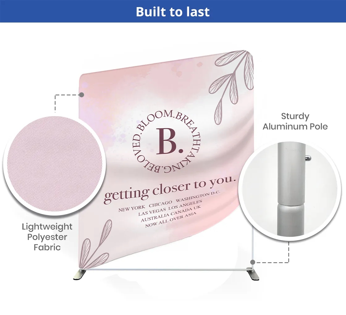 20ft Inline Trade Show Booth - Tension Fabric Display 9