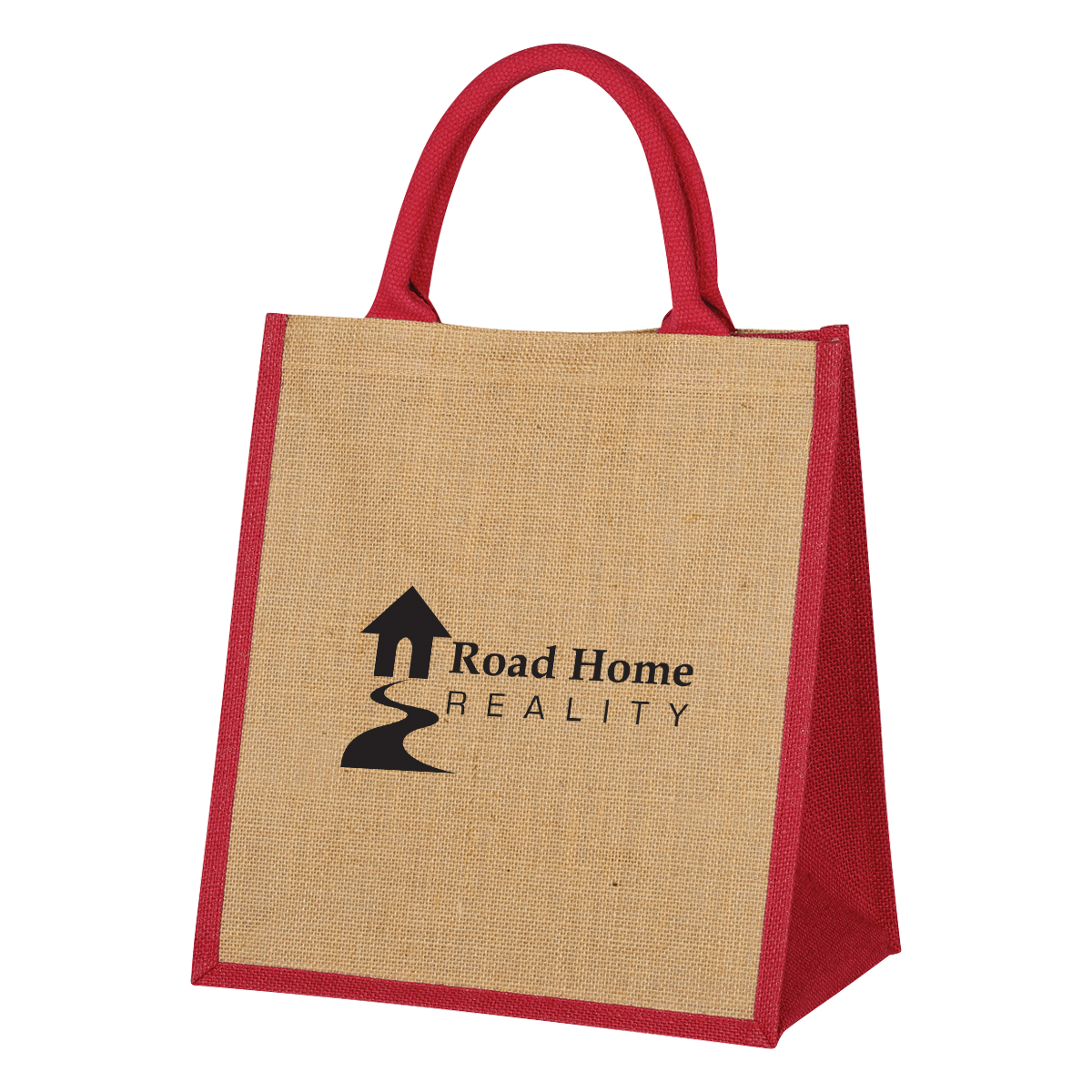 Escape Jute Tote Bag, custom tote bag with logo imprint 8