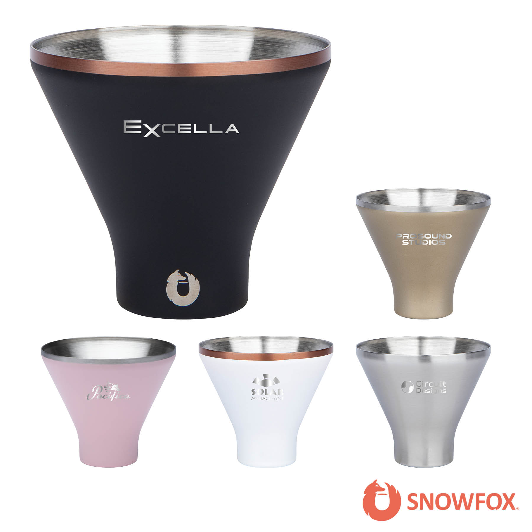 Snowfox® 8 oz. Vacuum Insulated Martini Cup 6