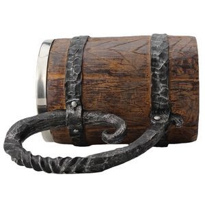 Kndatle Handmade Wooden Barrel Beer Mug 2
