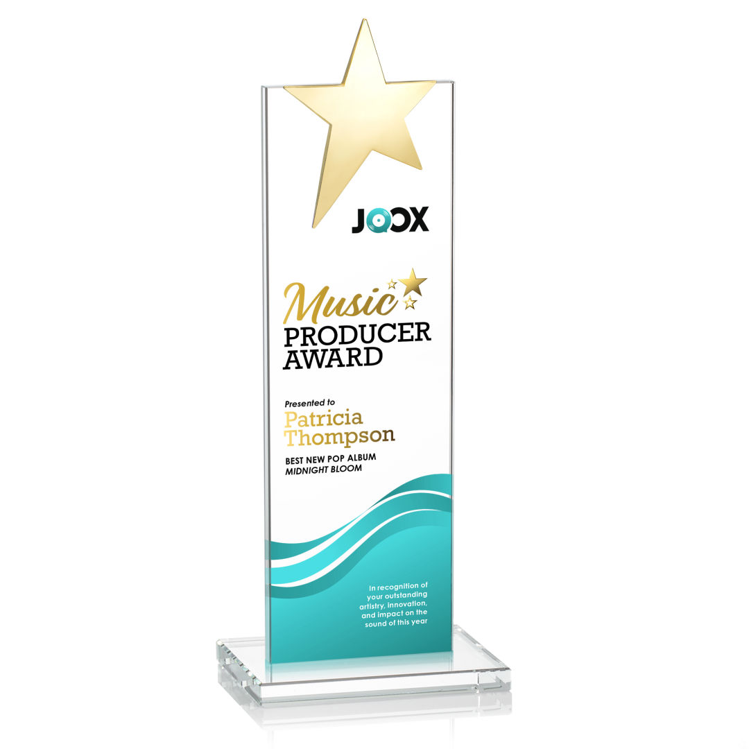 Bryanston Gold Star VividPrint™ Award - Clear 3