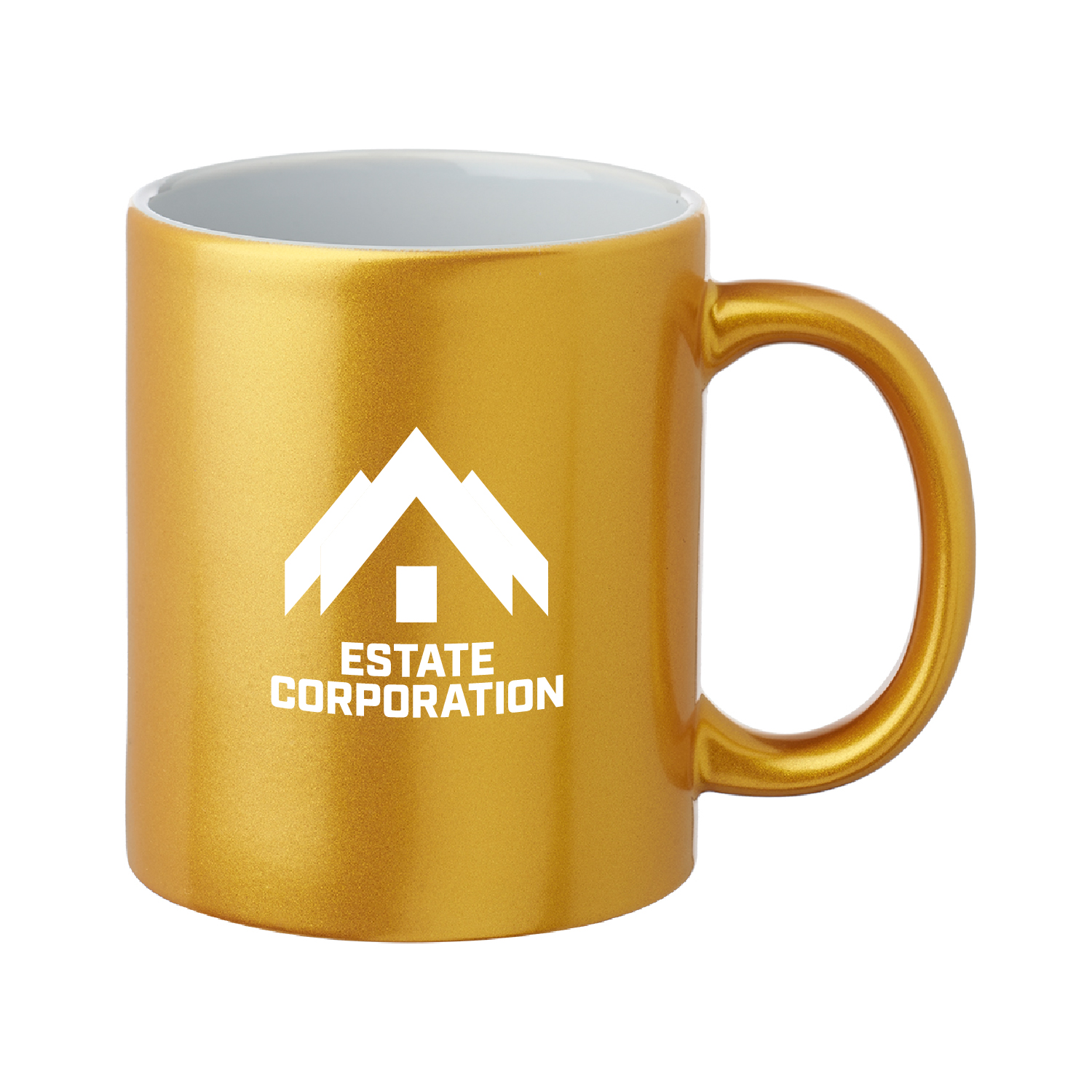 11 oz. Metallic Custom Mug (2 Color Imprint) 6
