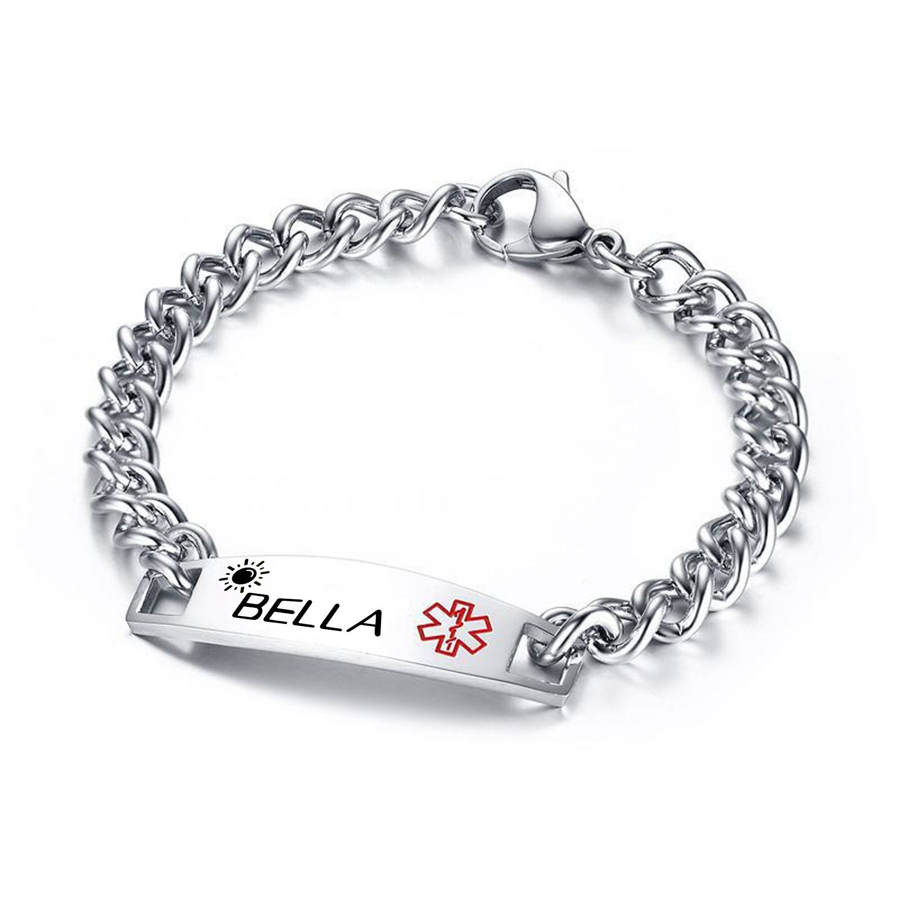 Silver Medical Bracelet 3