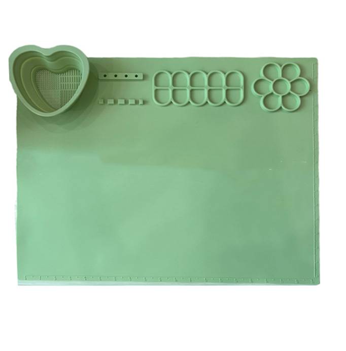 Kids Silicone Drawing Mat Washable Heat Resistant Pad 4
