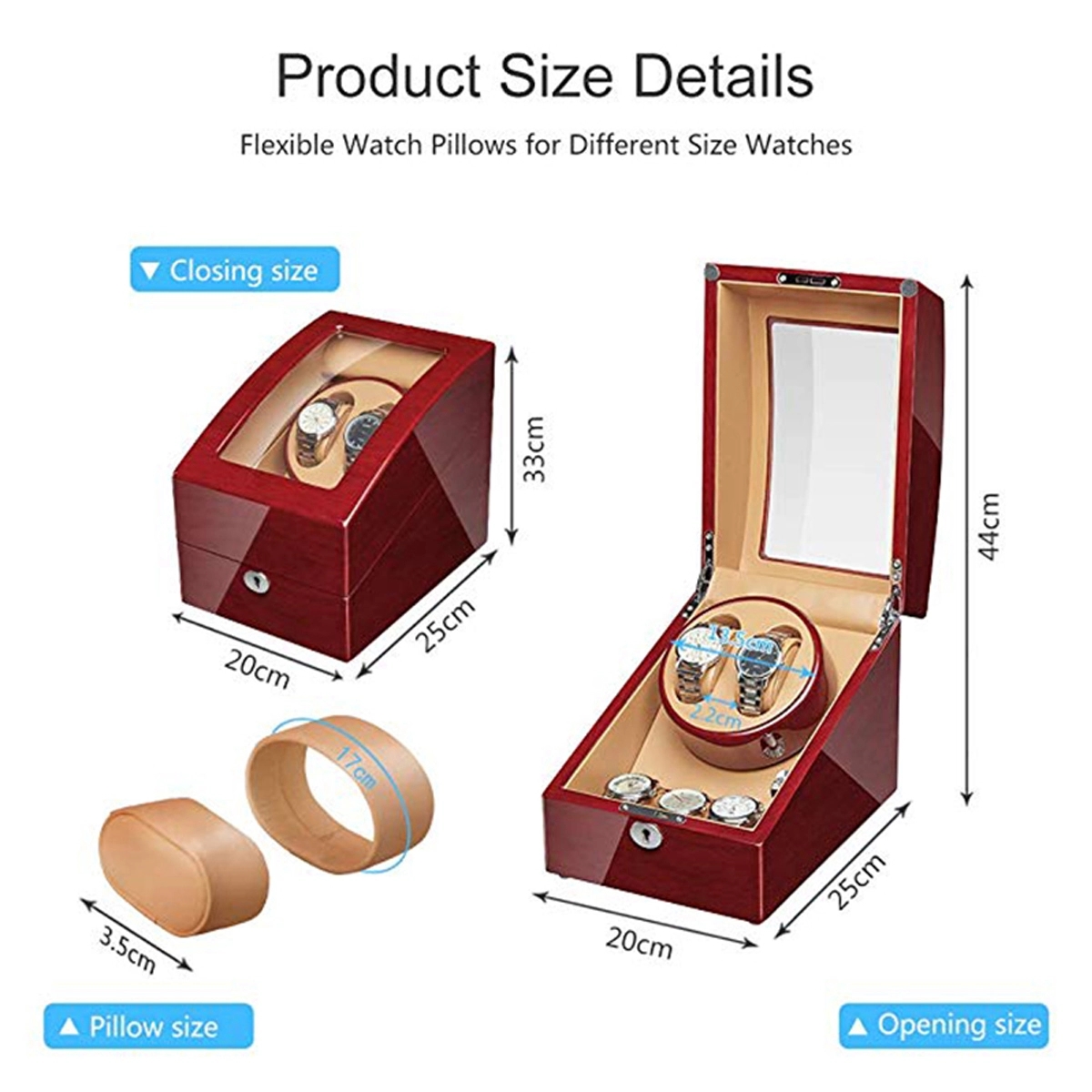 Walnut Watch Winder 2+3 Case 3