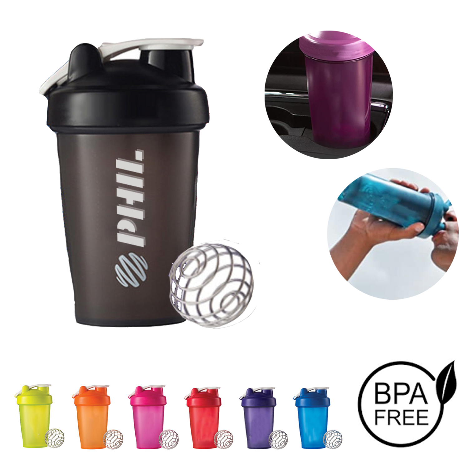 14oz Shaker Bottle for Protein Shakes and Pre Workout 1