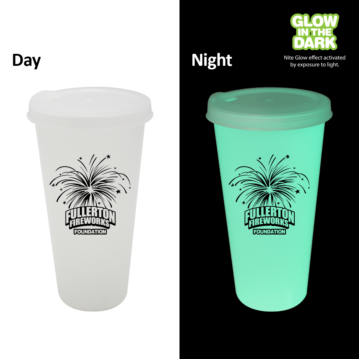 Nite Glow 26 oz. Tumbler with Lid 16