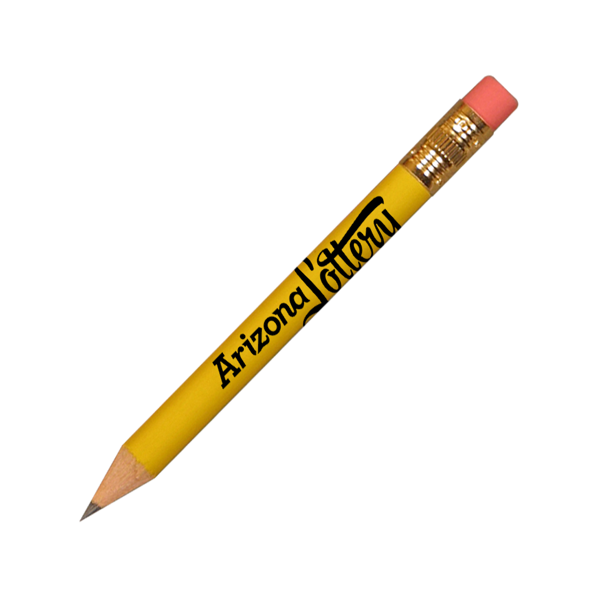 Round Golf Pencil with Erasers 11