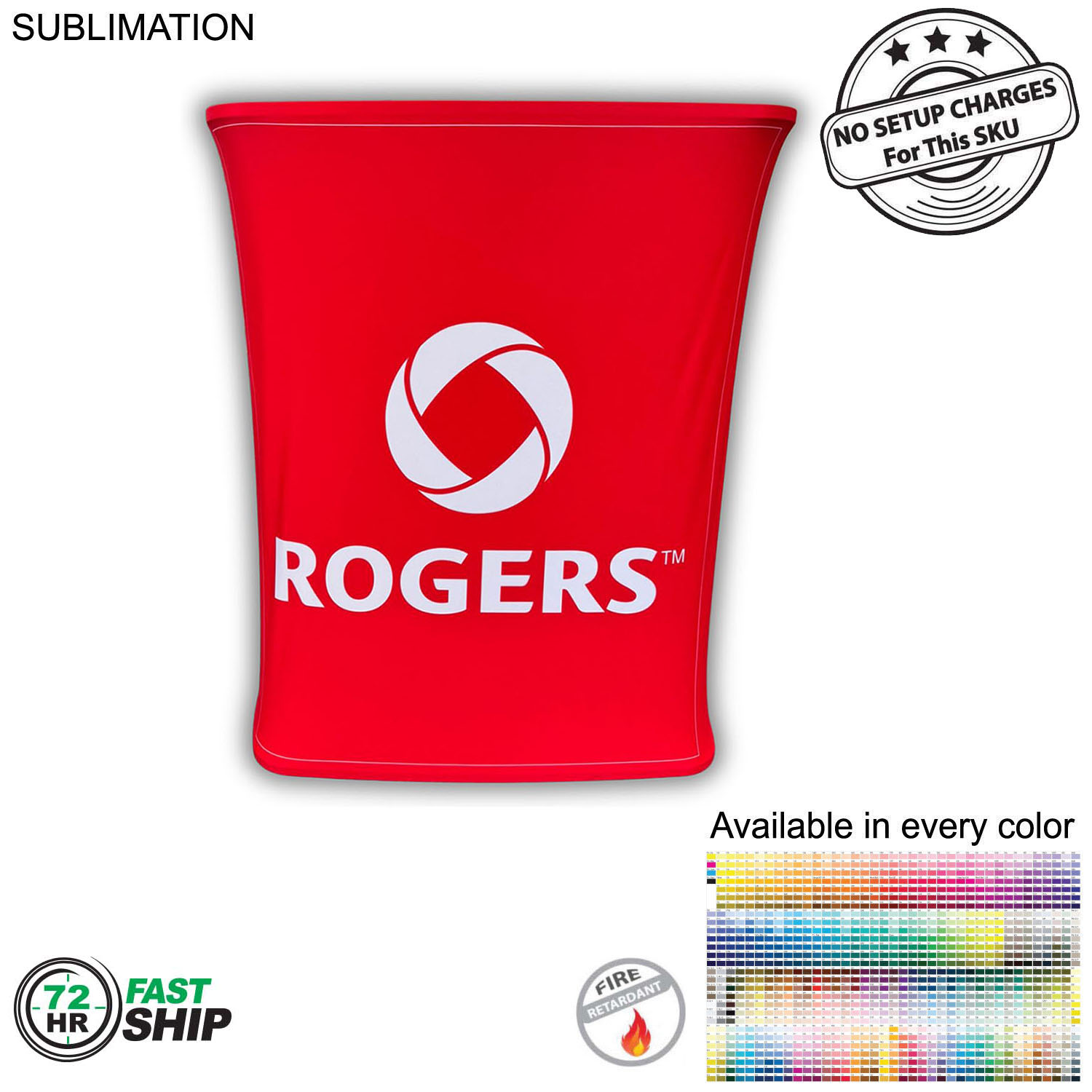 72Hr Fast Ship - Rectangular SEG Counter Kit with Sublimated Cover, NO SETUP CHARGE 5