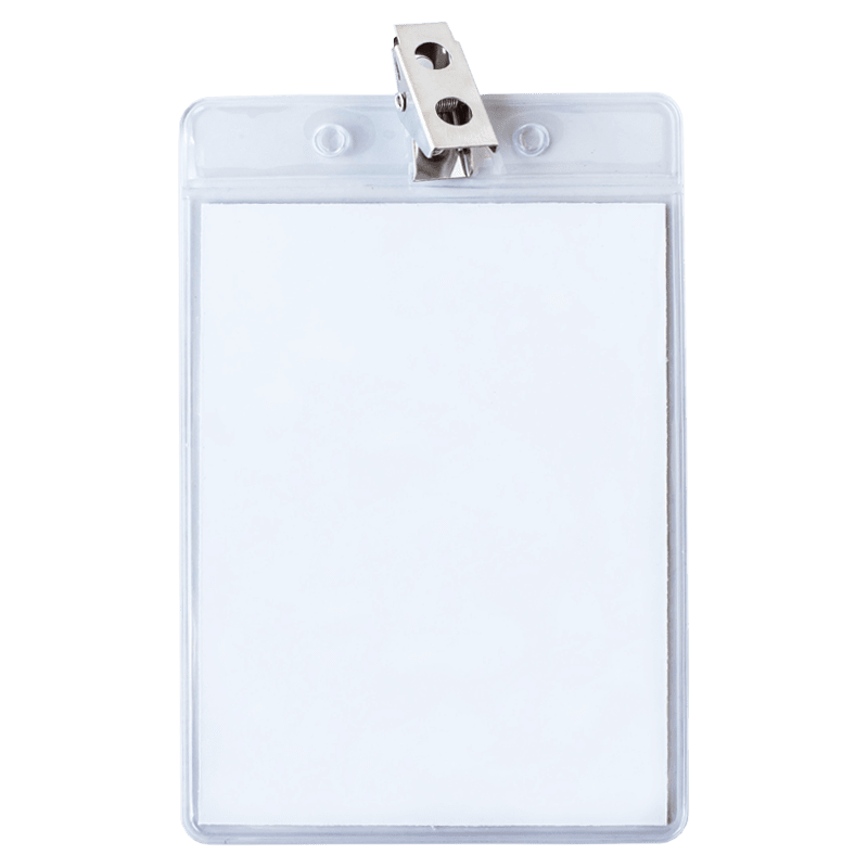 Badge Holder With Bulldog Clip 4