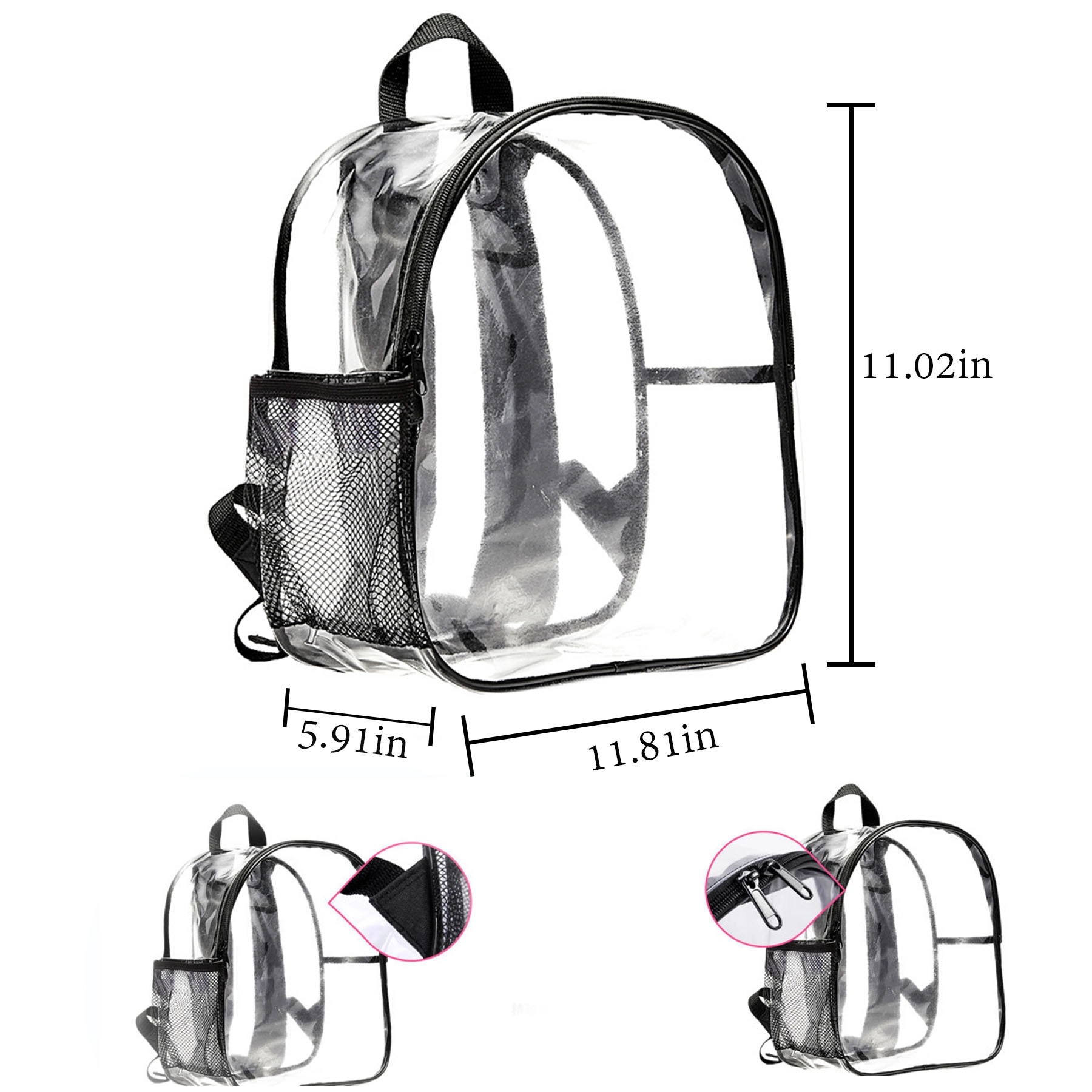 Clear Transparent Pvc School Bag 1