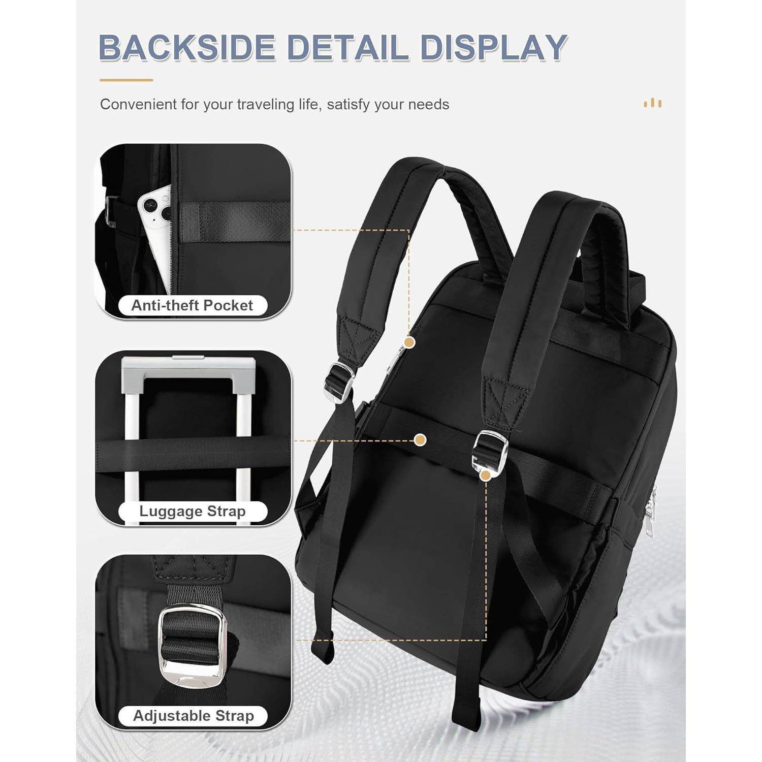 Waterproof Large Capacity Nylon Travel Backpack 20