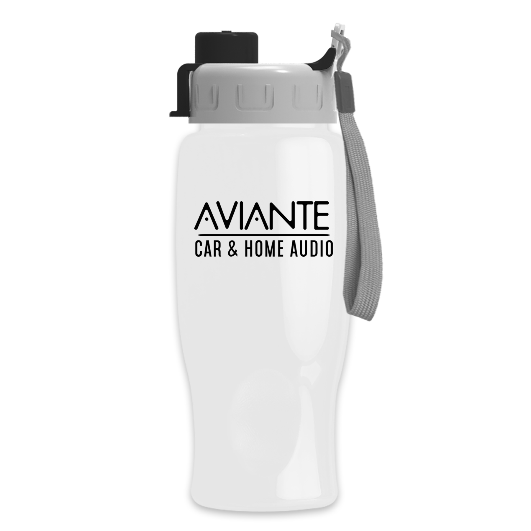 Poly-pure - 27 oz. Transparent Bottle with Quick Snap 22