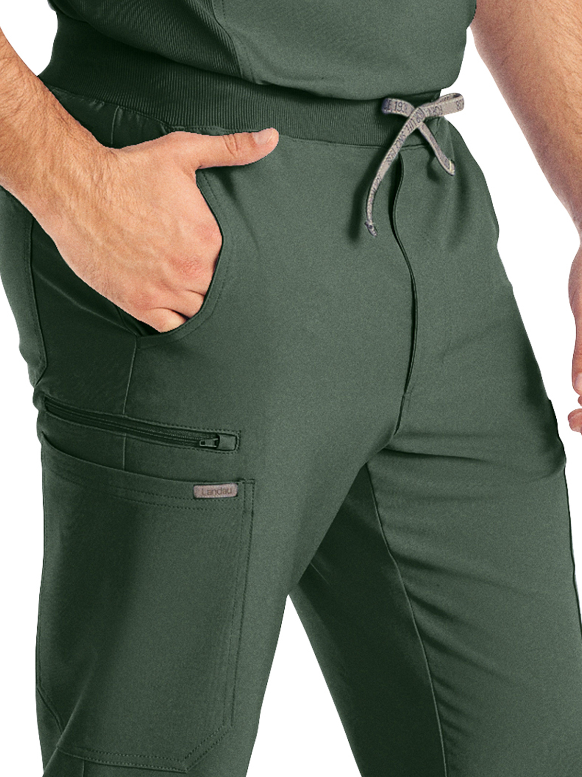 Landau - Forward - Men's Seven-Pocket Mid-Rise Triple-Elastic Waist Jogger Pant 21