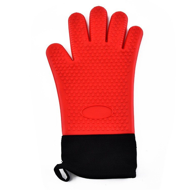 One piece Silicone Cooking Gloves Kitchen Oven Mitt 4