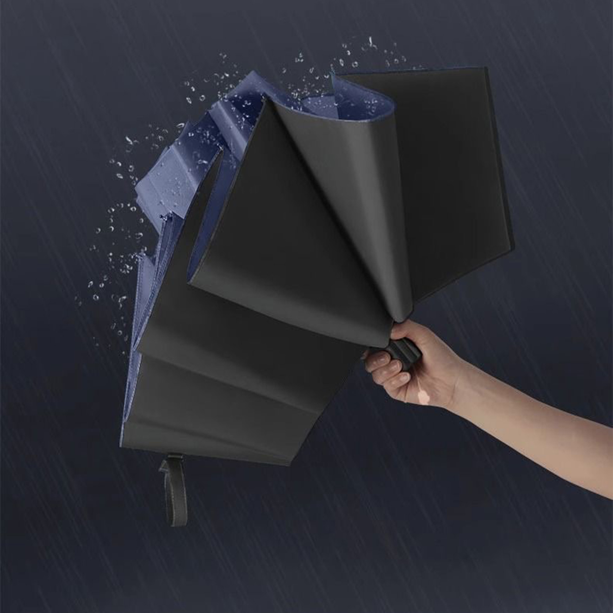 Manual Compact Rain And Shine Umbrella 1