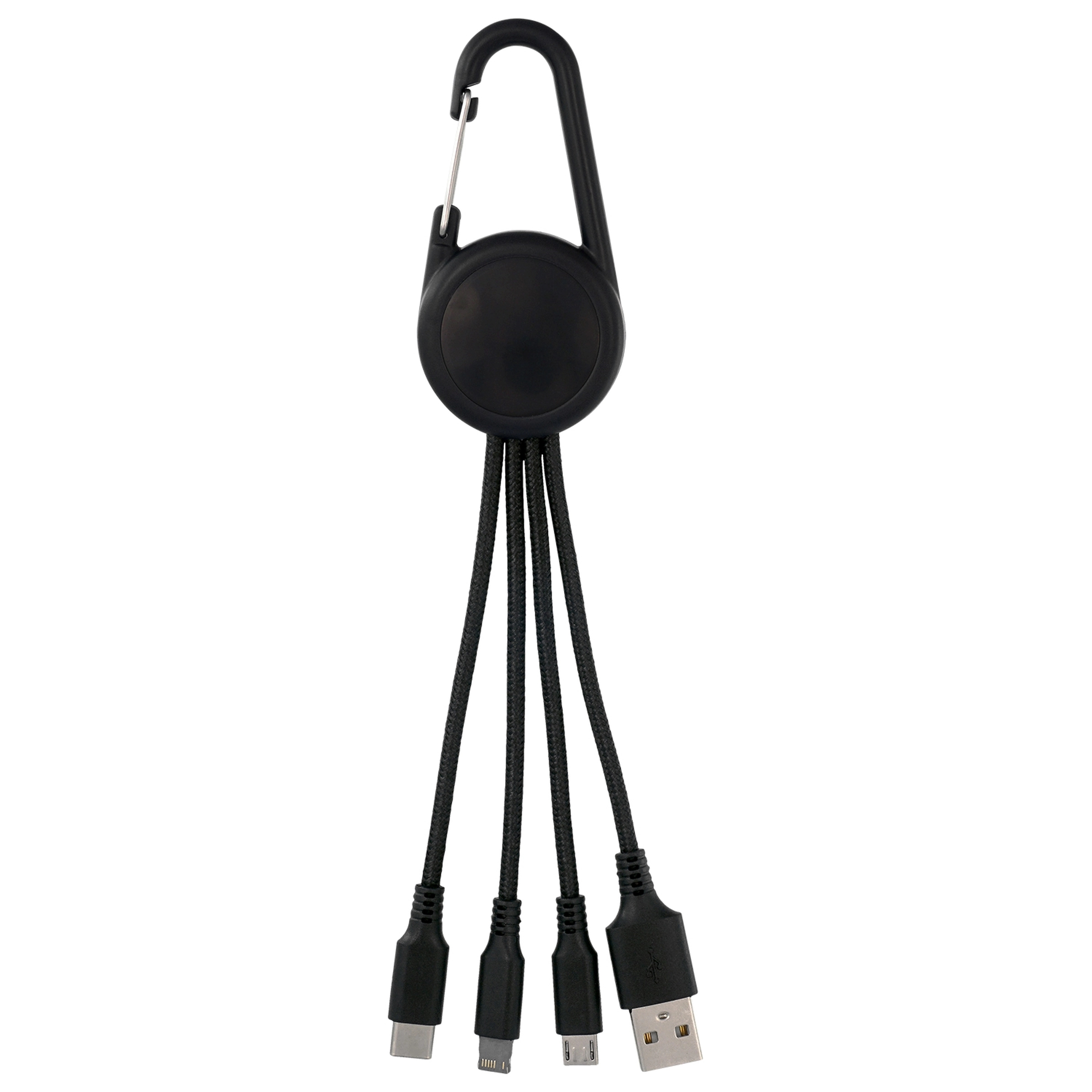 COLOR LIGHT UP 3-IN-1 CARABINER CHARGING CABLE 6