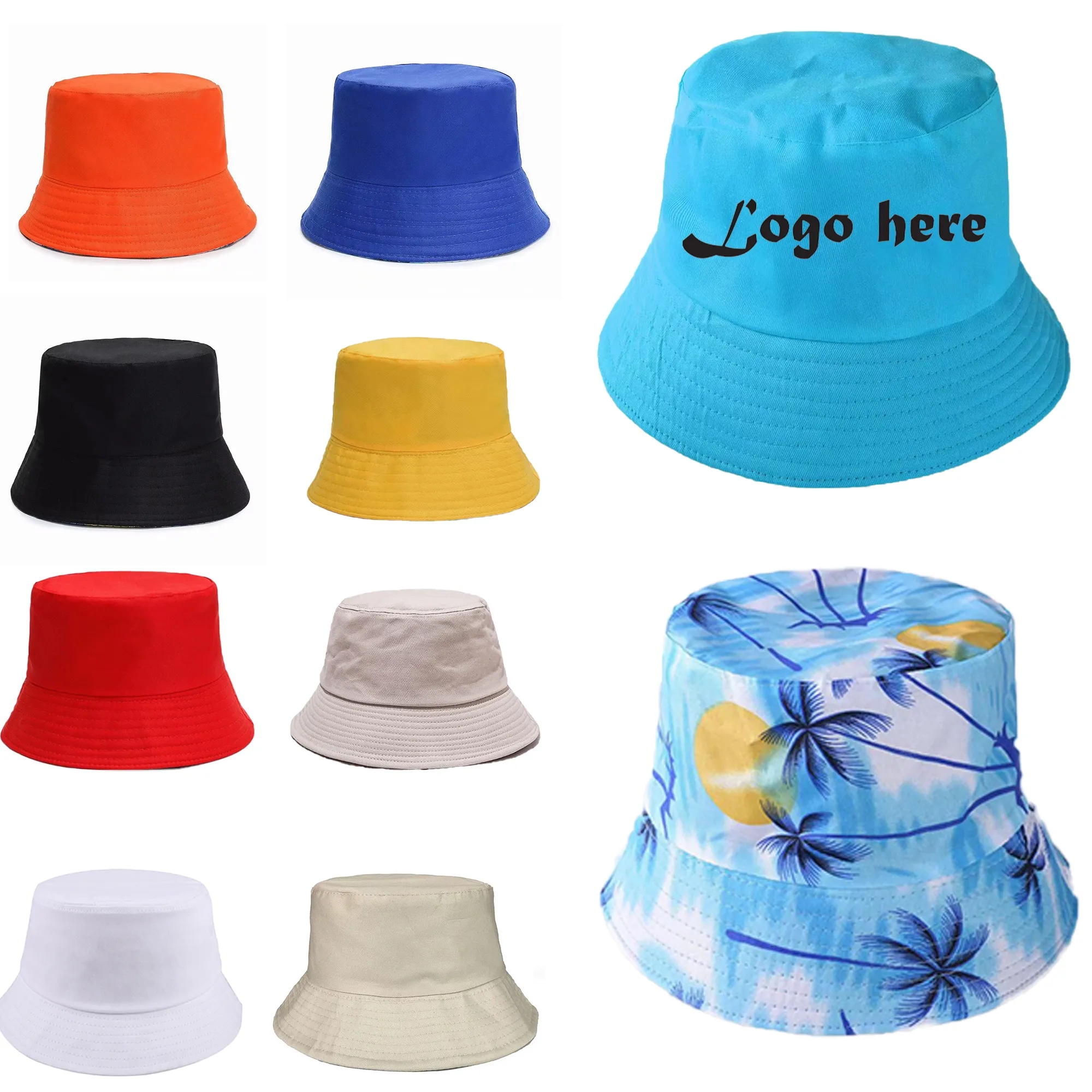 Full Color Sunblock Fisherman Hat 9