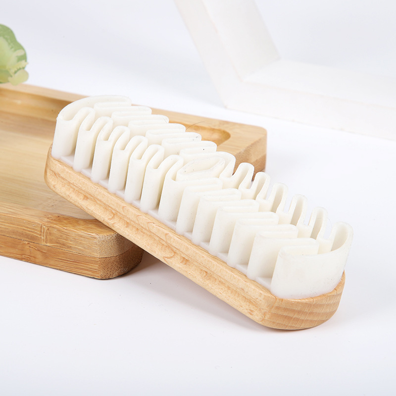 Magic Wood Silicone Brush Suede Shoe 1