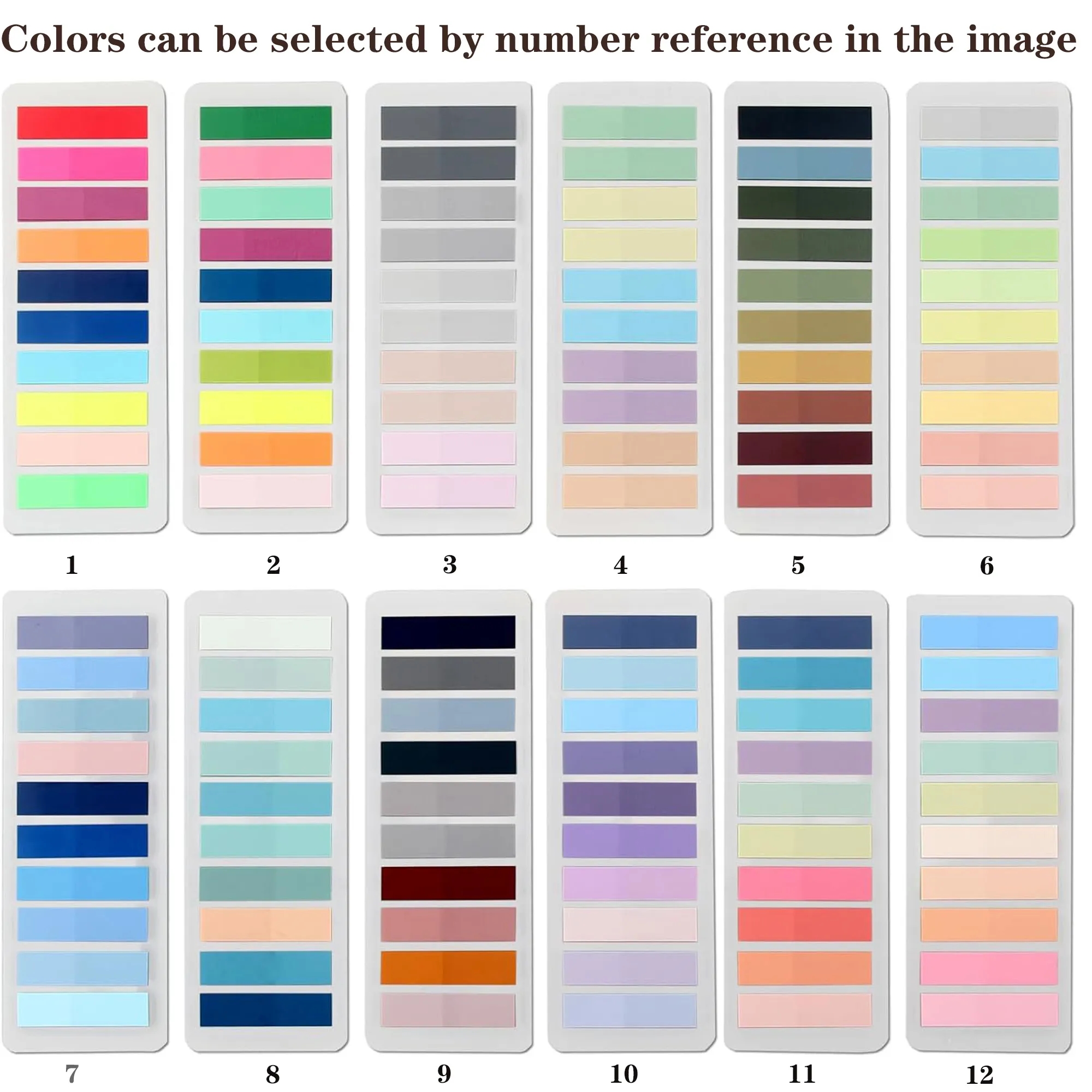 Fluorescent Transparent Indicator Sticky Note Paper Sticker 5