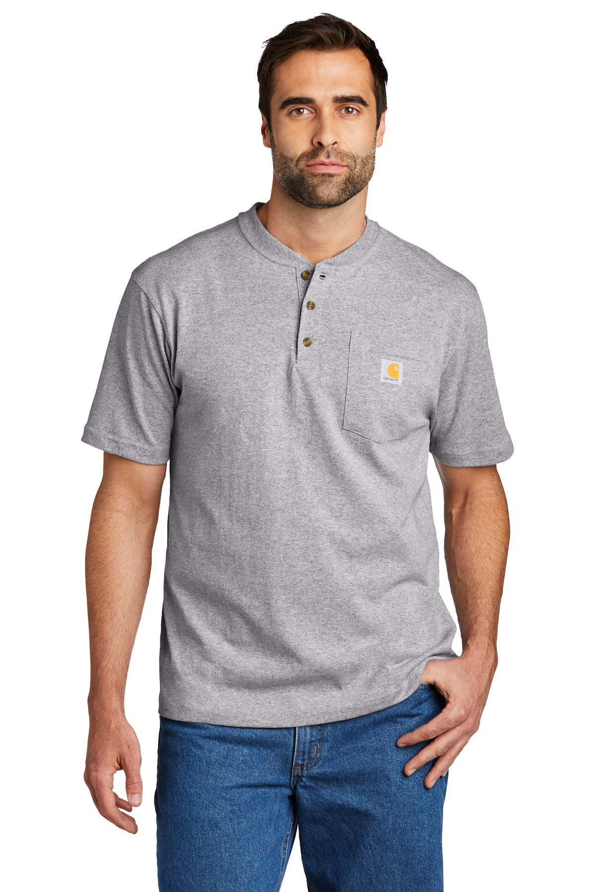 Carhartt Short Sleeve Henley T-Shirt CTK84 34