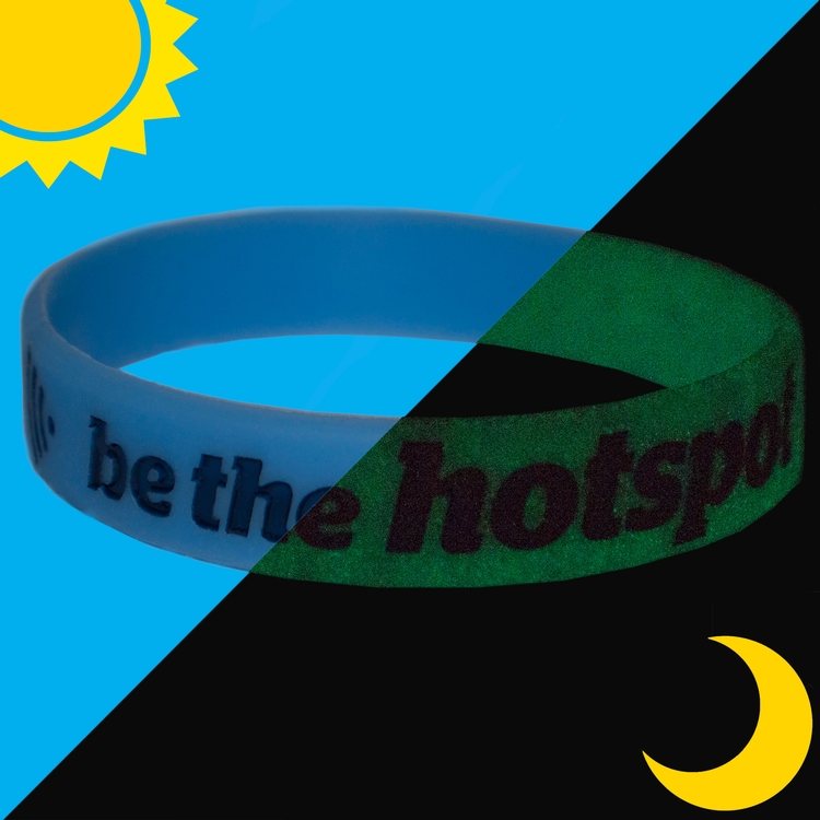 Color Filled GLOW Wristband 2