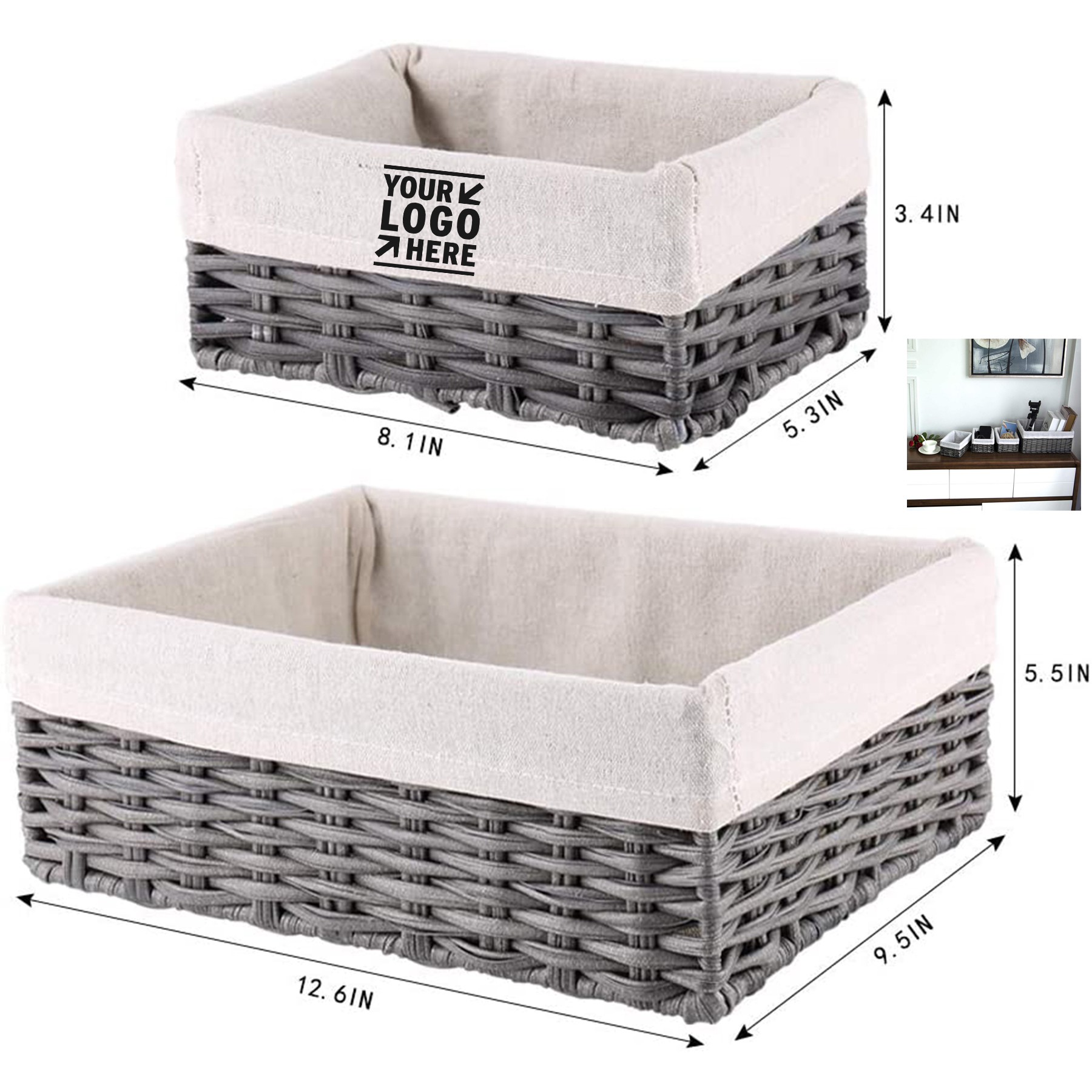 Handmade Wicker Basket 2