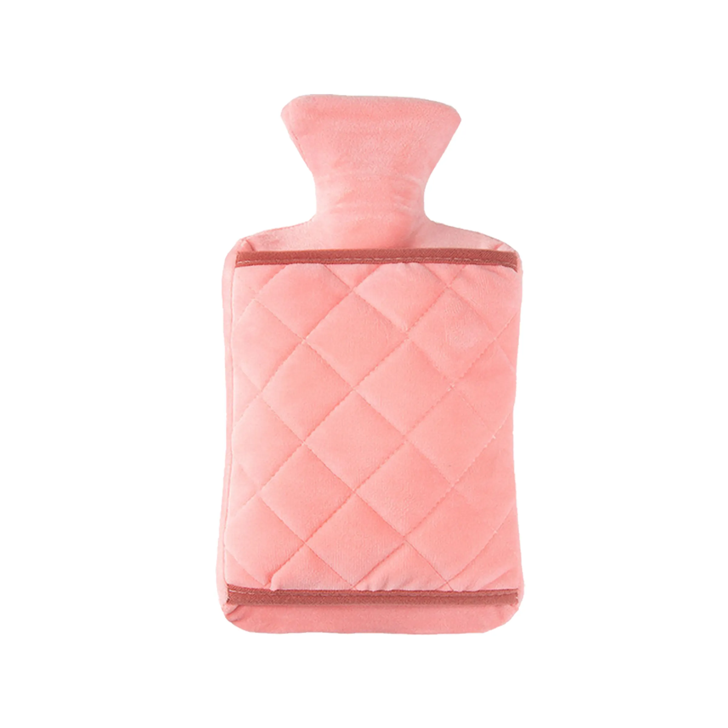 2.0L PVC Hot Water Bottle with Hand Pocket Cover 4
