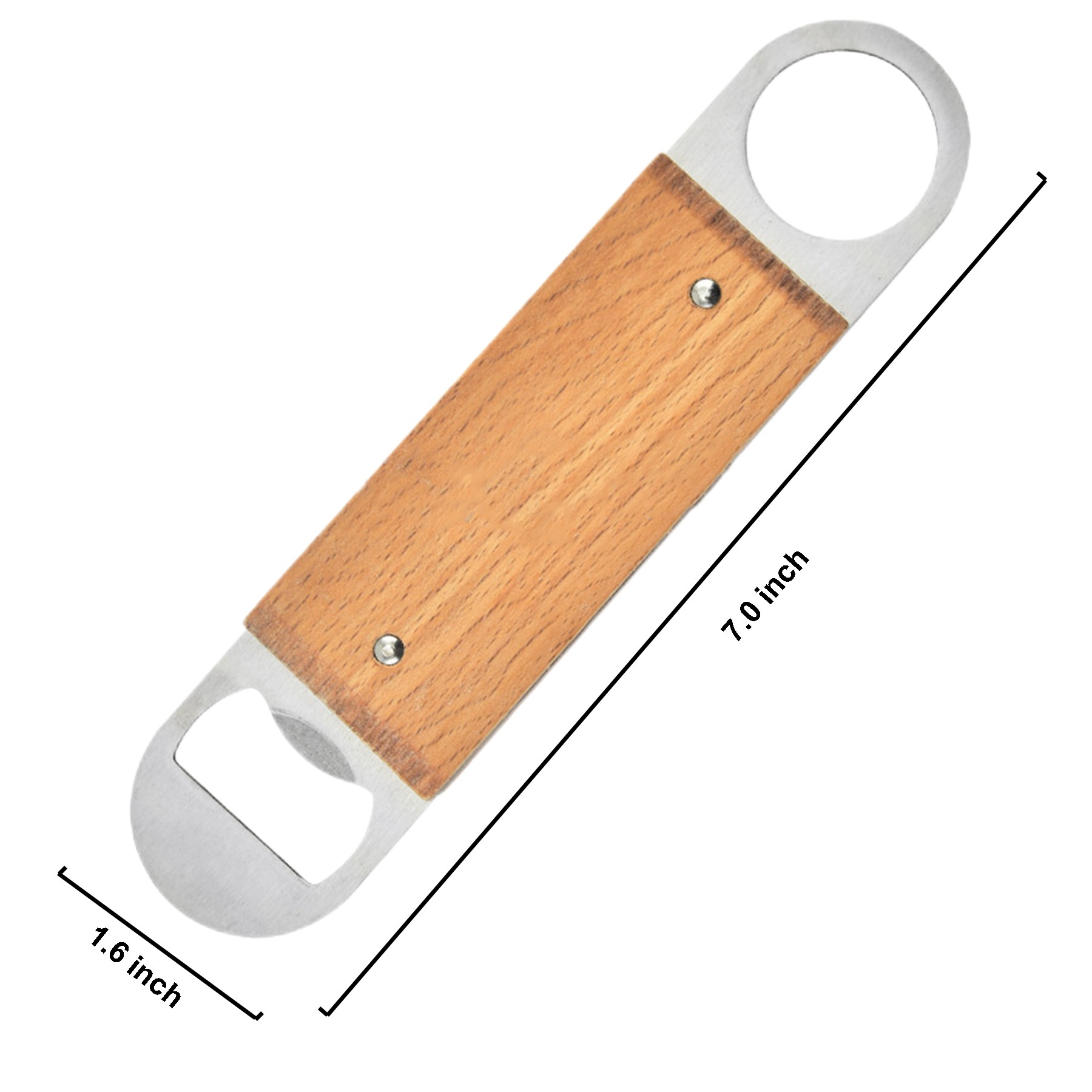 Wooden Stainless Steel Bottle Opener 3