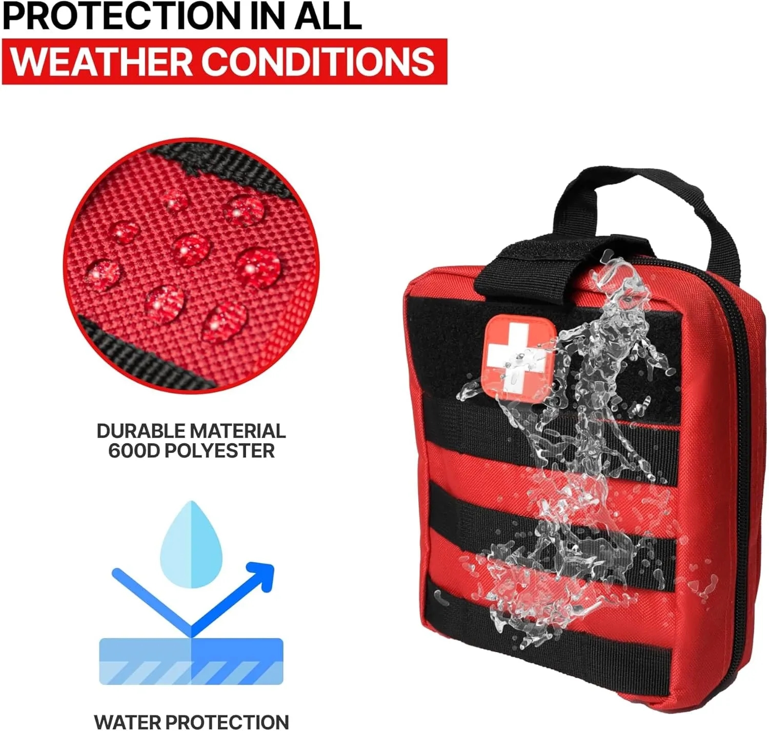 Durable Polyester Outdoor Emergency Medical Bag 1