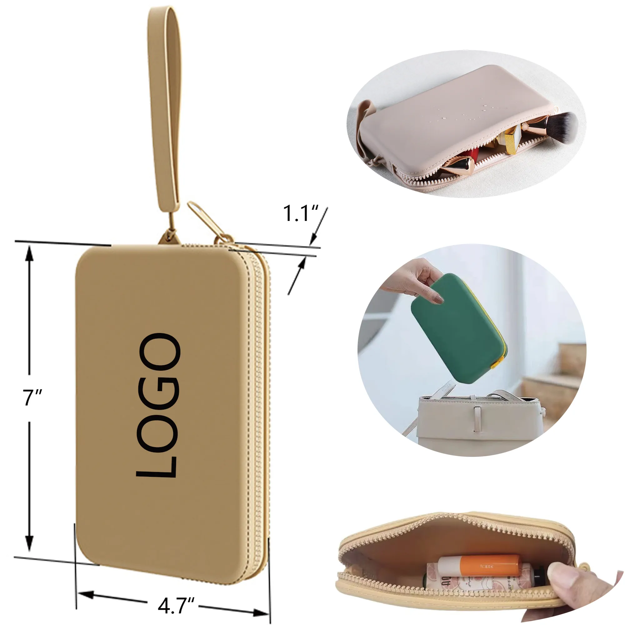 Silicone Storage Bag Travel Portable Home Use 4