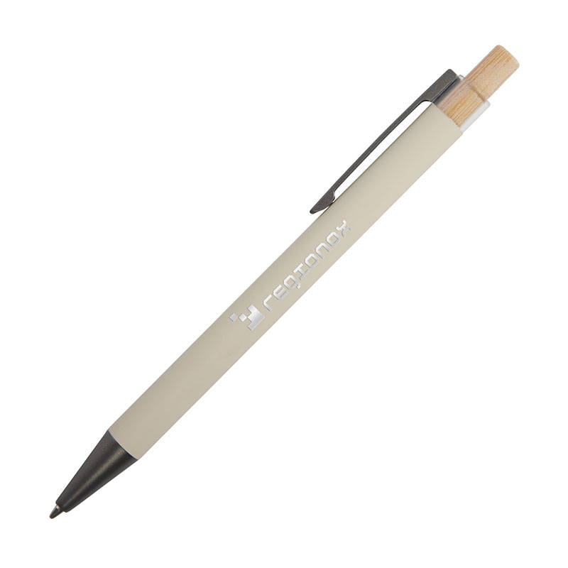 Arundi Recycled Aluminum Pen With Bamboo Plunger 31