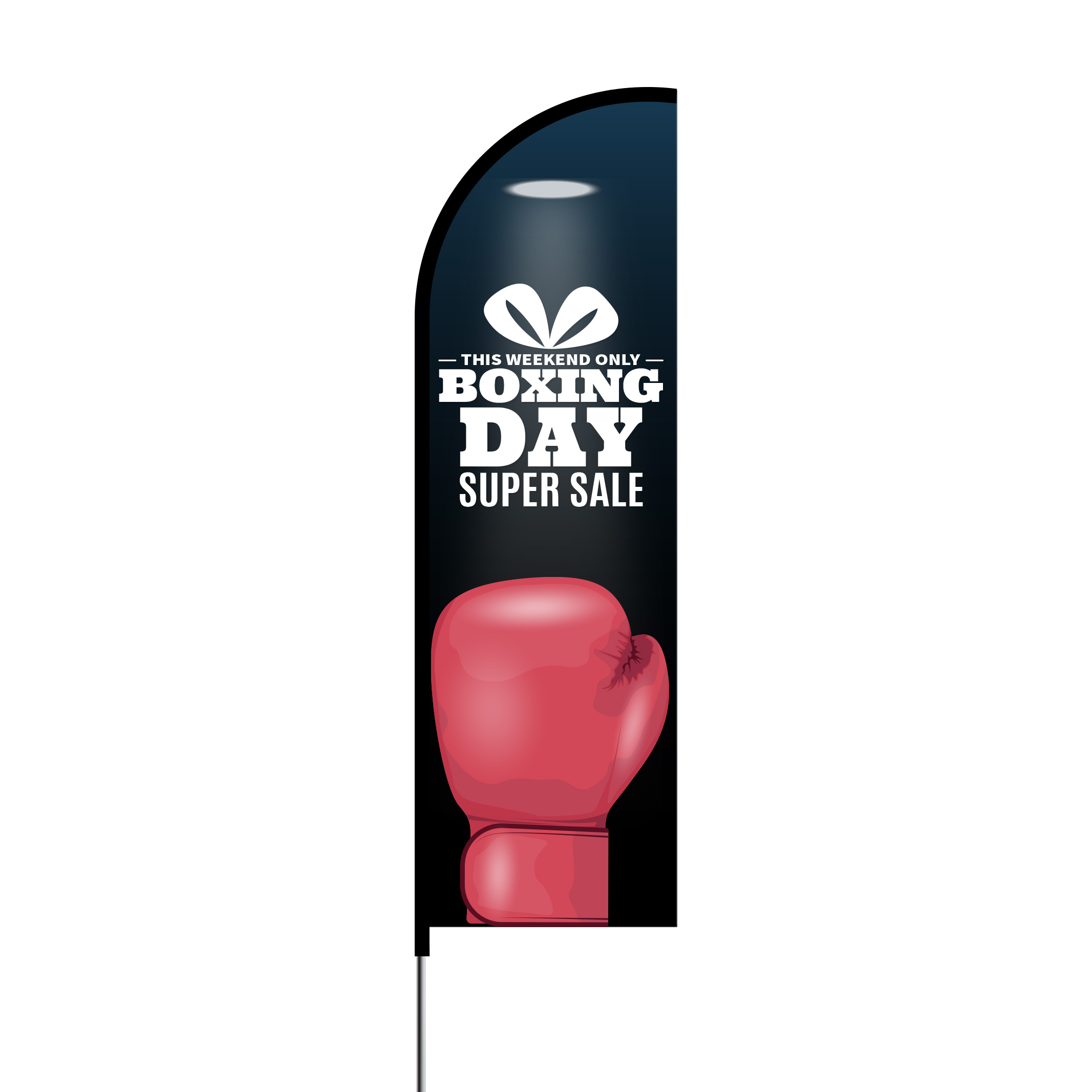 Boxing Day Super Sale-This Weekend Only Flag Kit 17' Feet Feather Flag Sign Outdoor Banner 2