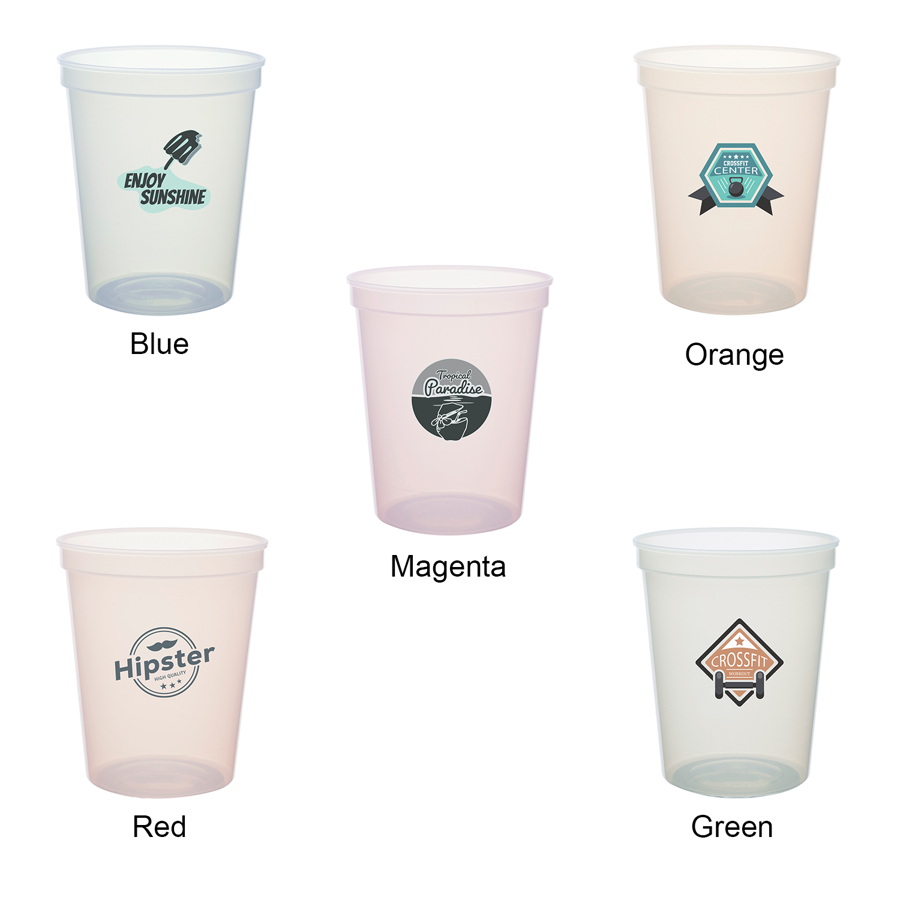 Color Changing Stadium Cups 16 oz. 14