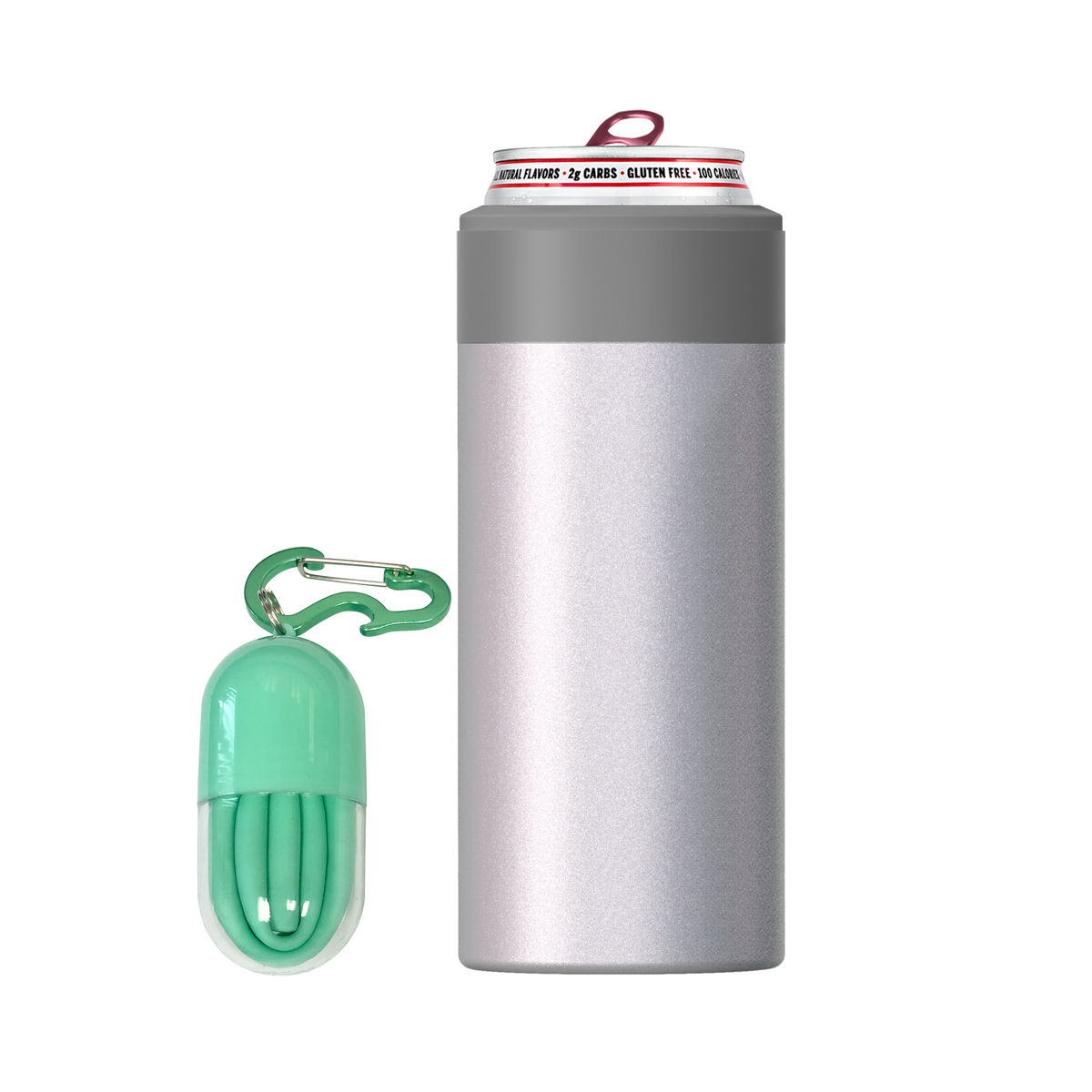 12 oz Asobu Vacuum Insulated Slim Can Sleeve 6