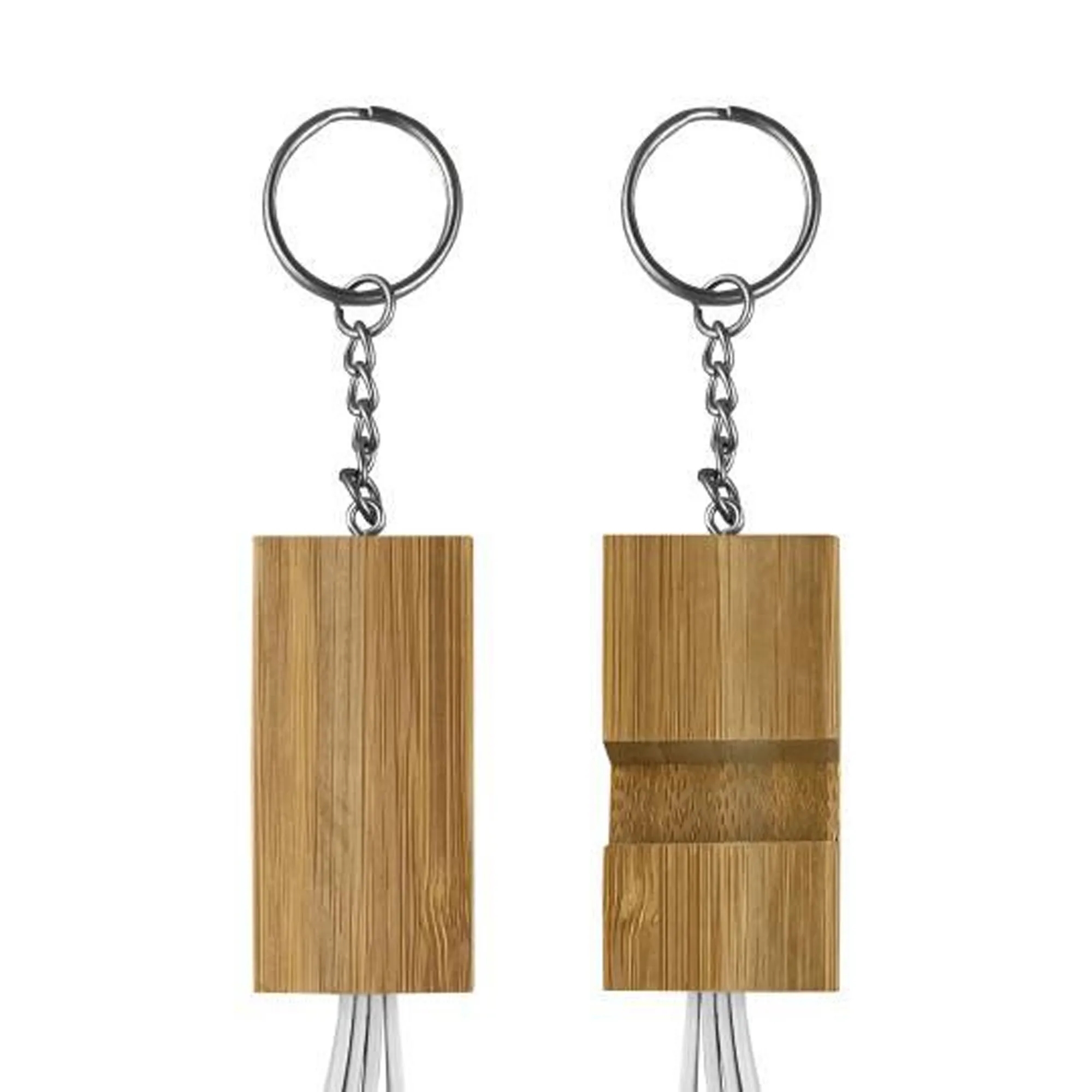 Eco-friendly 3-in-1 Charging Cable With Keychain Holder 4