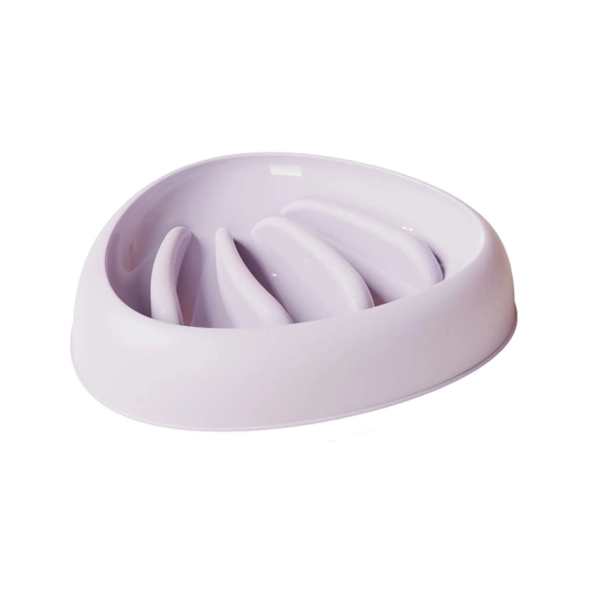 Plastic Pet Bowl with Slow Feed Structure for Safety 4