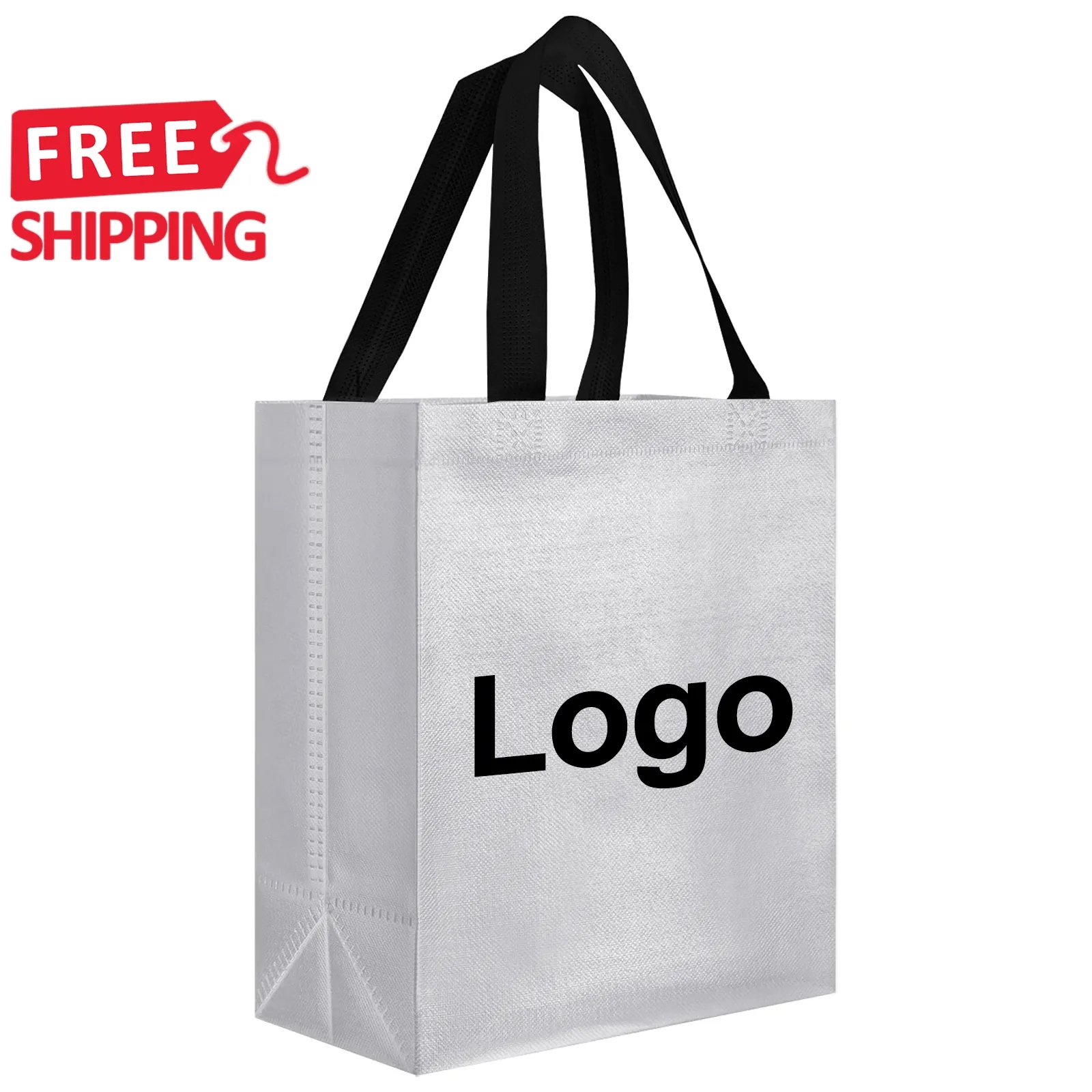 Multi Use Glossy Non Woven Reusable Tote Bags 2