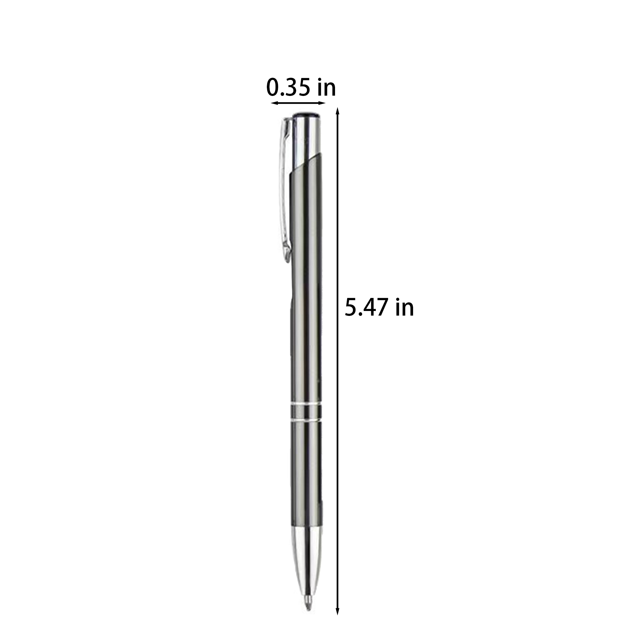 Steel Vibrant Metallic Executive Pen With Custom Branding 3